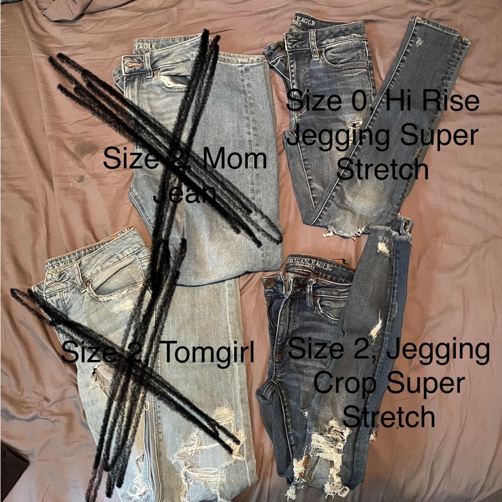 American Eagle Outfitters Blue Jean Set
